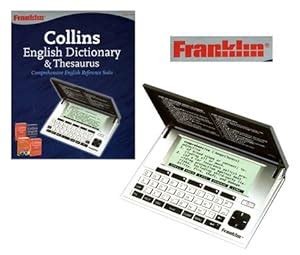 electronic dictionary franklin|franklin electronic dictionary and thesaurus.